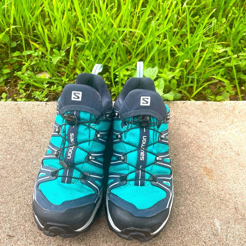 Size 8 - Salomon X Ultra GTX Blue, Gore-Tex